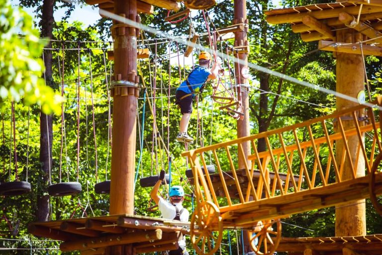 Kletterpark / Hochseilgarten Possen