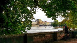 Fietsen in Praag