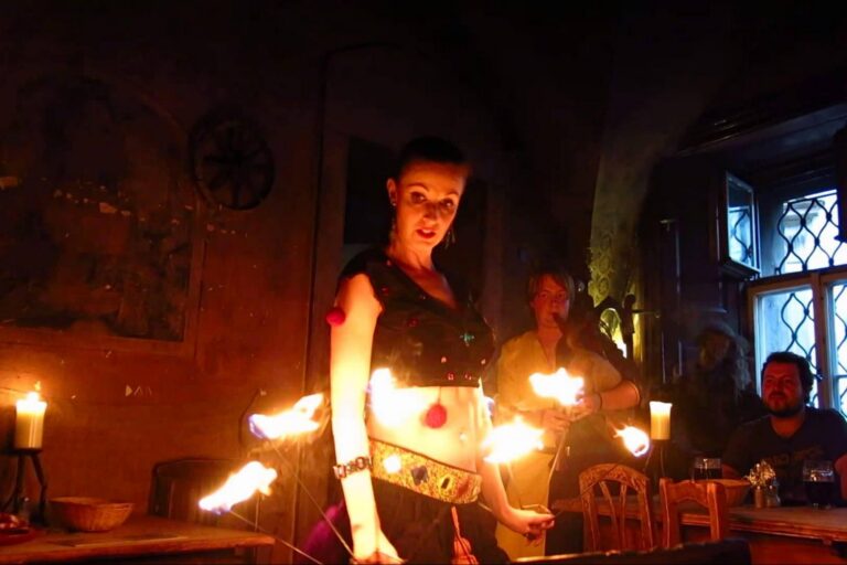 Middeleeuws feest in kasteel Dětenice